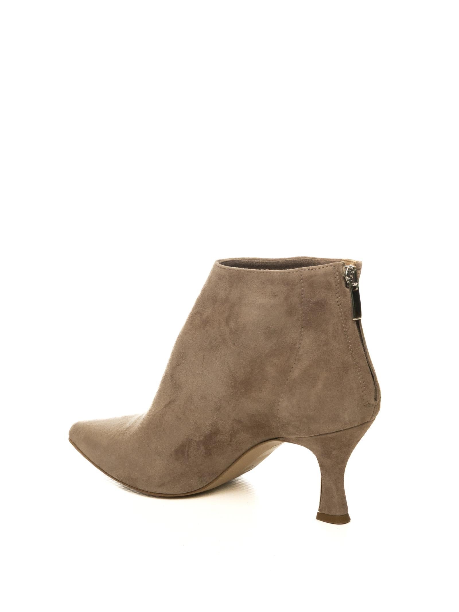 GISEL MOIRE Tronchetto camoscio taupe MARILYN CAM-TAUPE 