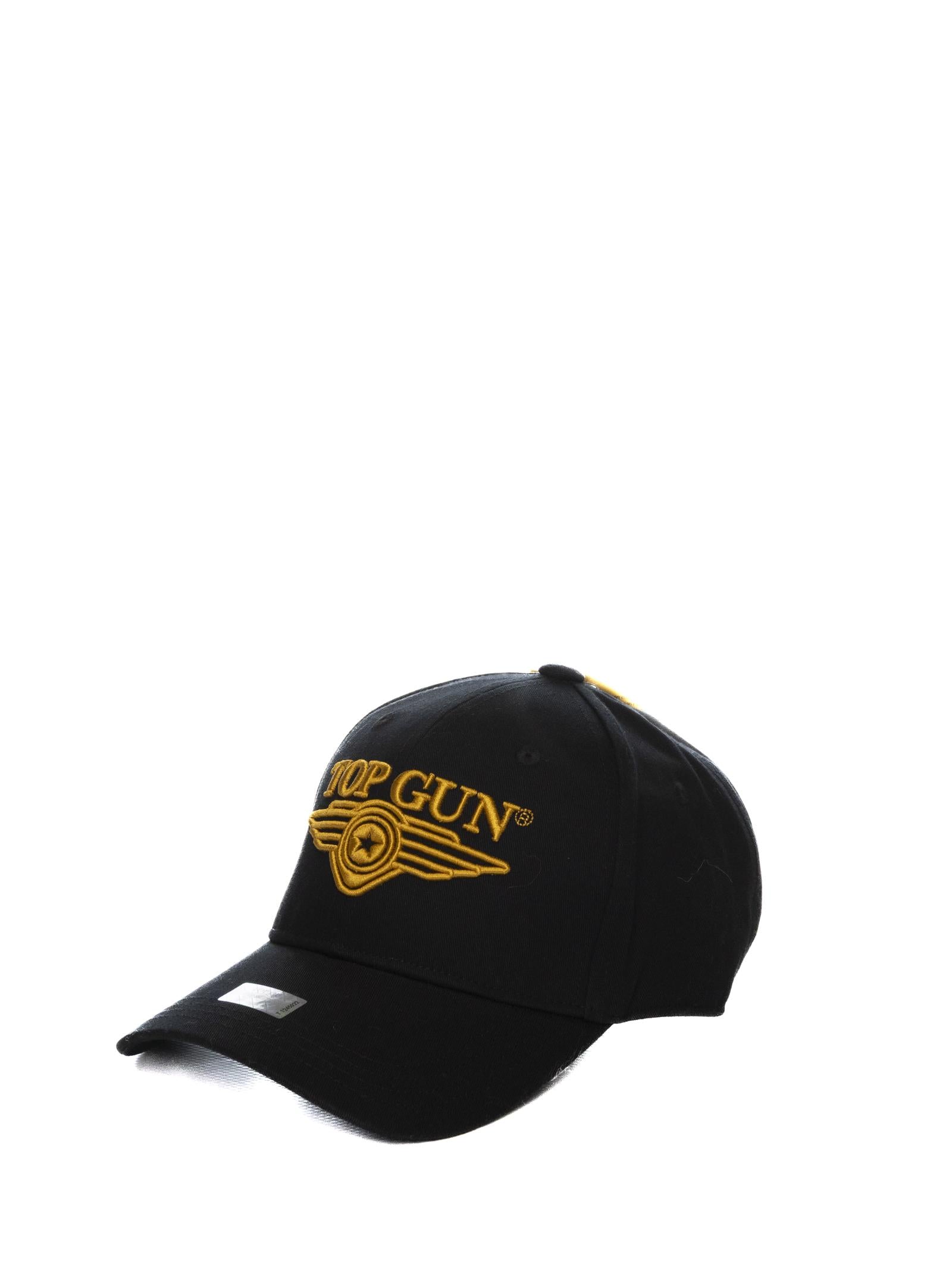 TOP GUN cappello logo nero/oro TGH2206 TESS-BLK/YELLOW 