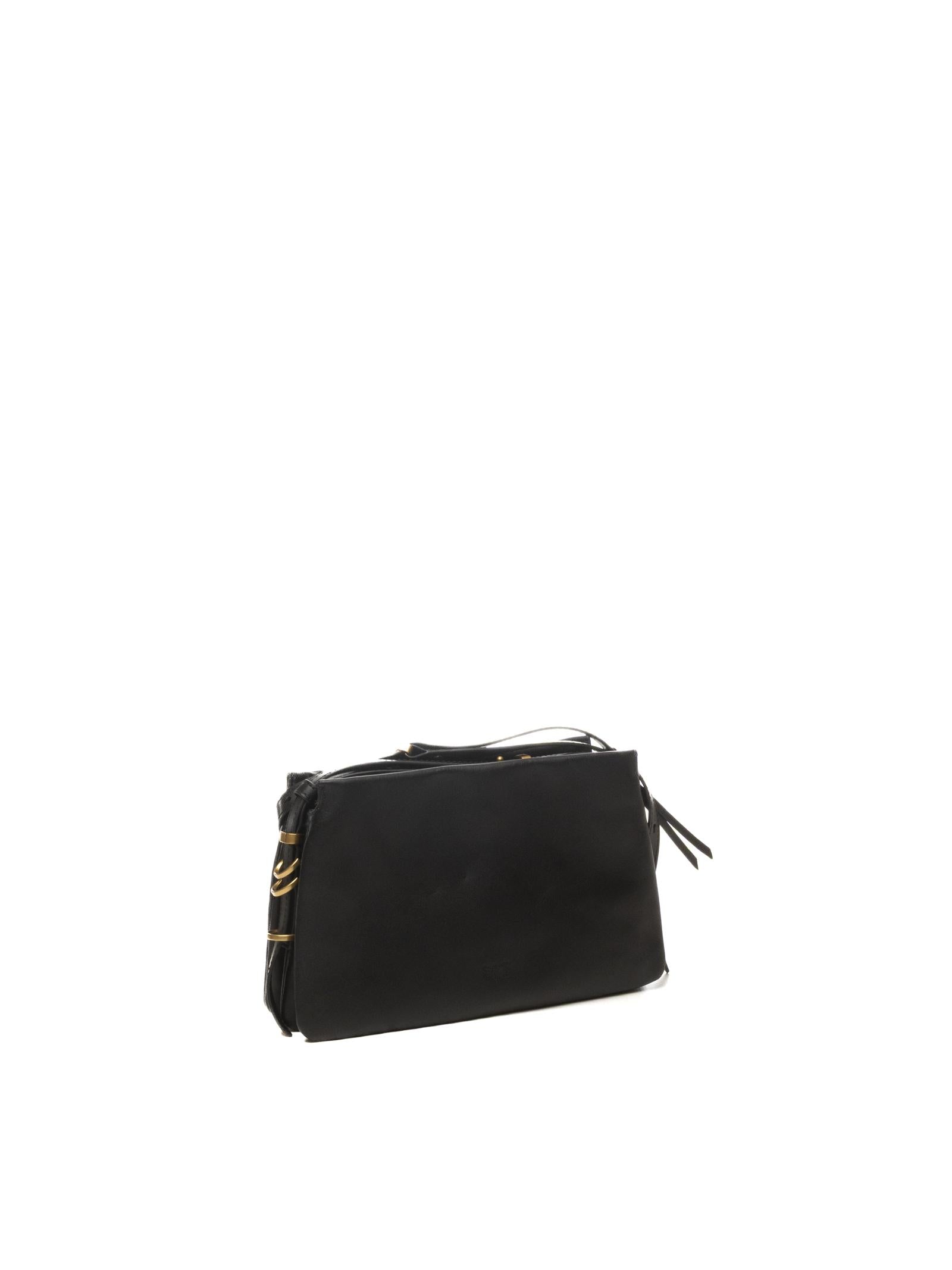 PINKO borsa a spalla triplet mini nero/oro 105883-A0QO TRIPLET MINI-Z99Q 