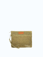ME FUI Borsa rafia verde SW0055GN RAFIA-GREEN 