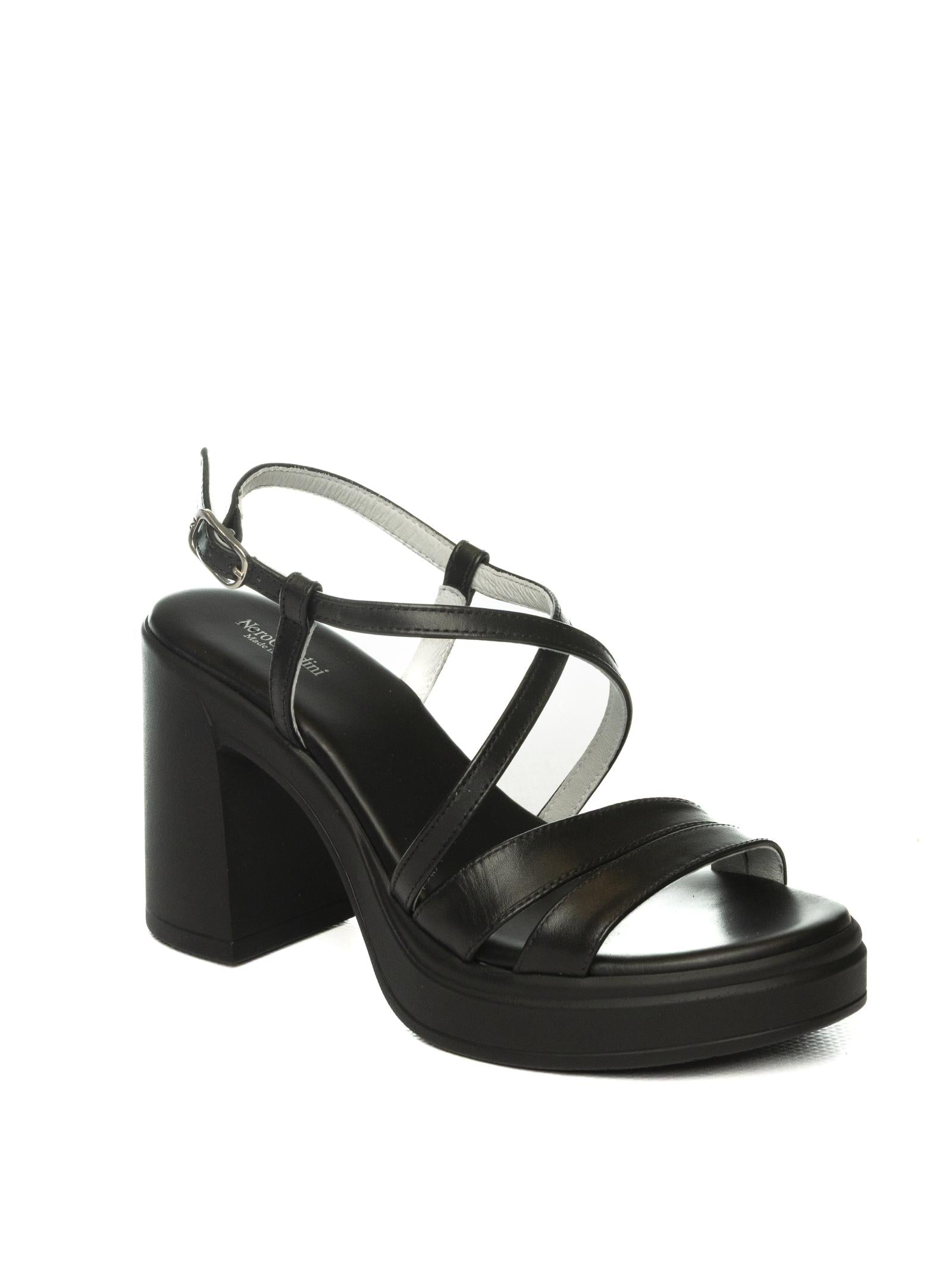 NERO GIARDINI Sandalo pelle nero 513660 BAROLO-NERO 
