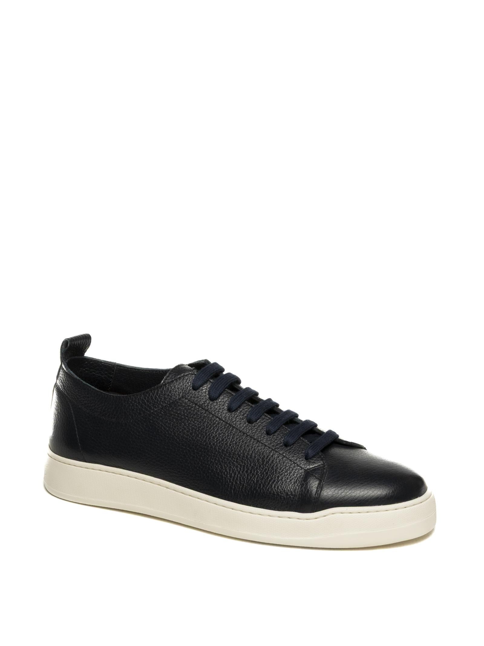 JEROLD WILTON Sneaker cuir blu 1336 CUIR-BLU 