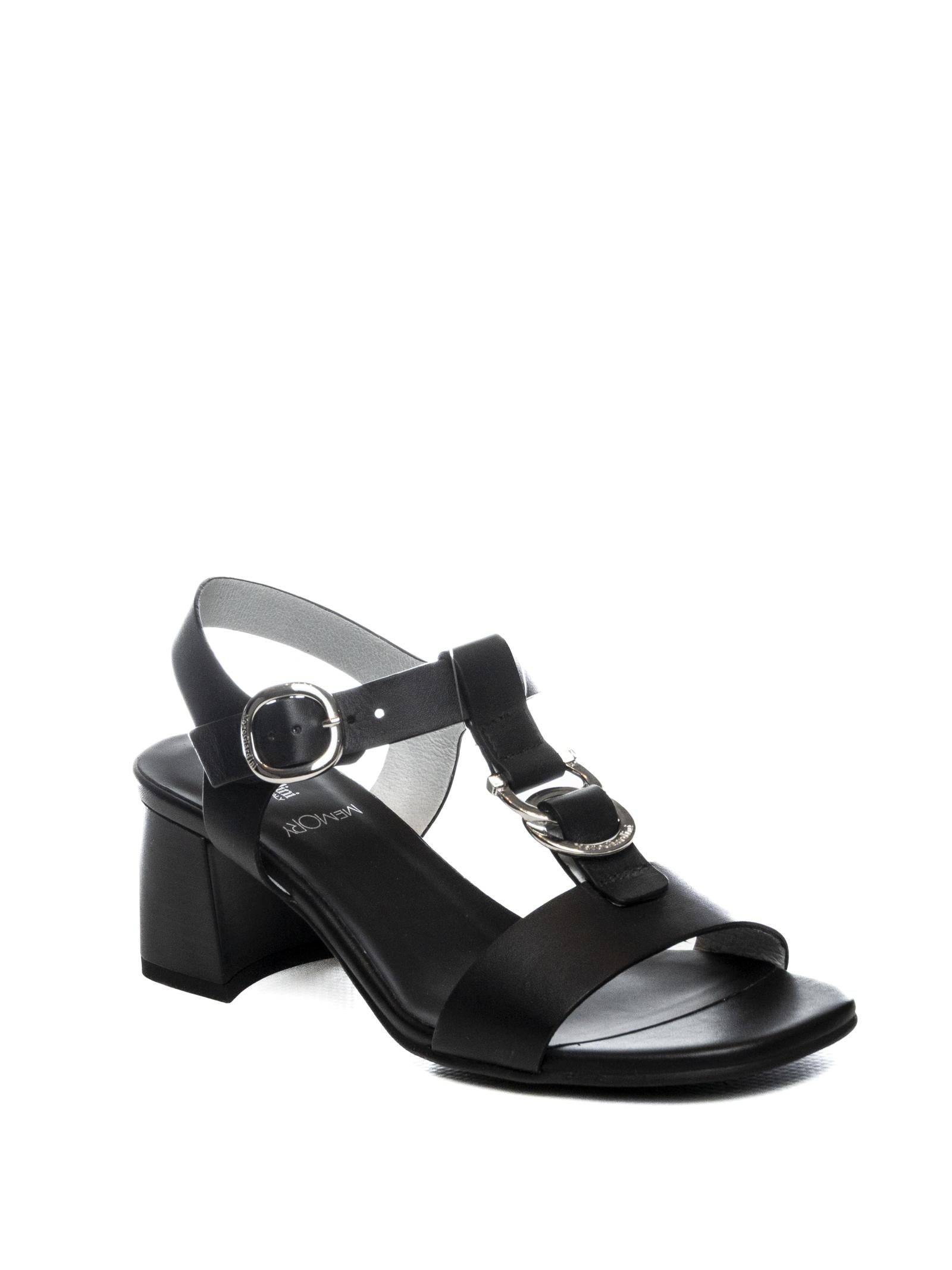 NERO GIARDINI Sandalo pelle nero E615870 TAMIGI-NERO 