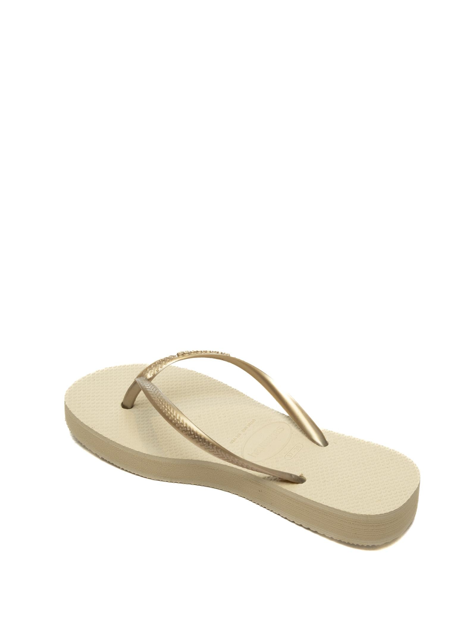 HAVAIANAS Infradito slim flatform beige 4144537 SLIM FLATFORM-0121 