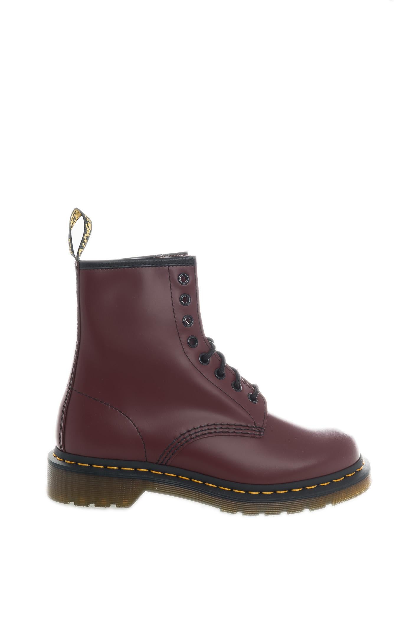 DR. MARTENS anfibio 1460 smooth cherry <BR/> 1460D SMOOTH-CHERRY 