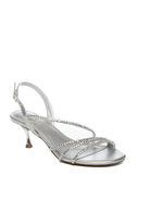 ALBANO VANITY Sandalo strass argento 7036 STRASS-ARGENTO 
