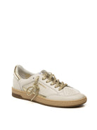 THE 76 Sneaker pelle bianco/oro STAY D PELLE-WHI/PLAT 
