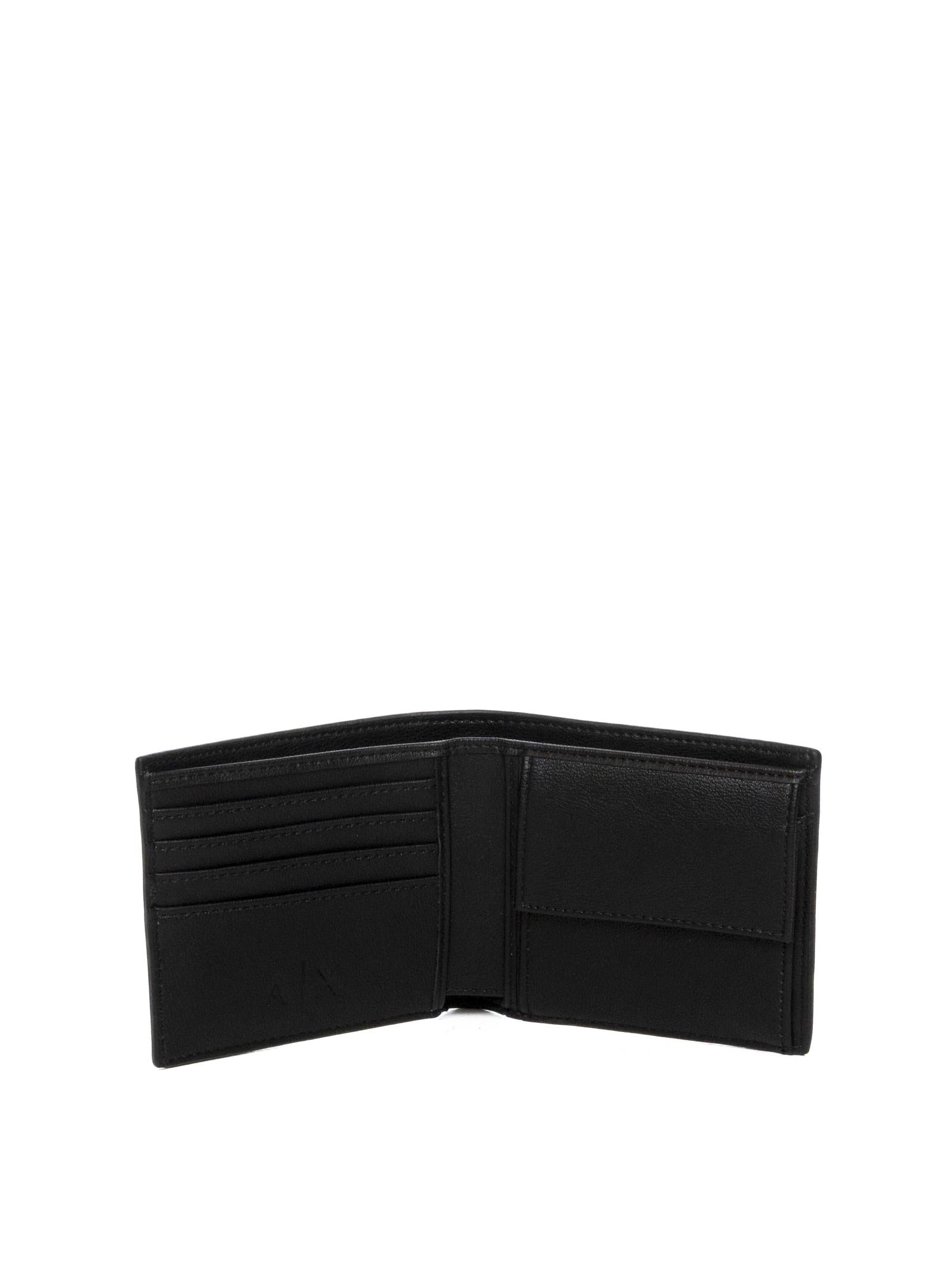 ARMANI EXCHANGE portafoglio logo nero XM000167 AF22653-MC105 