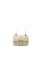 PINKO borsa a spalla love puff mini bianco/oro 100039-A0F2 LOVE PUFF MINI-Z14Q 