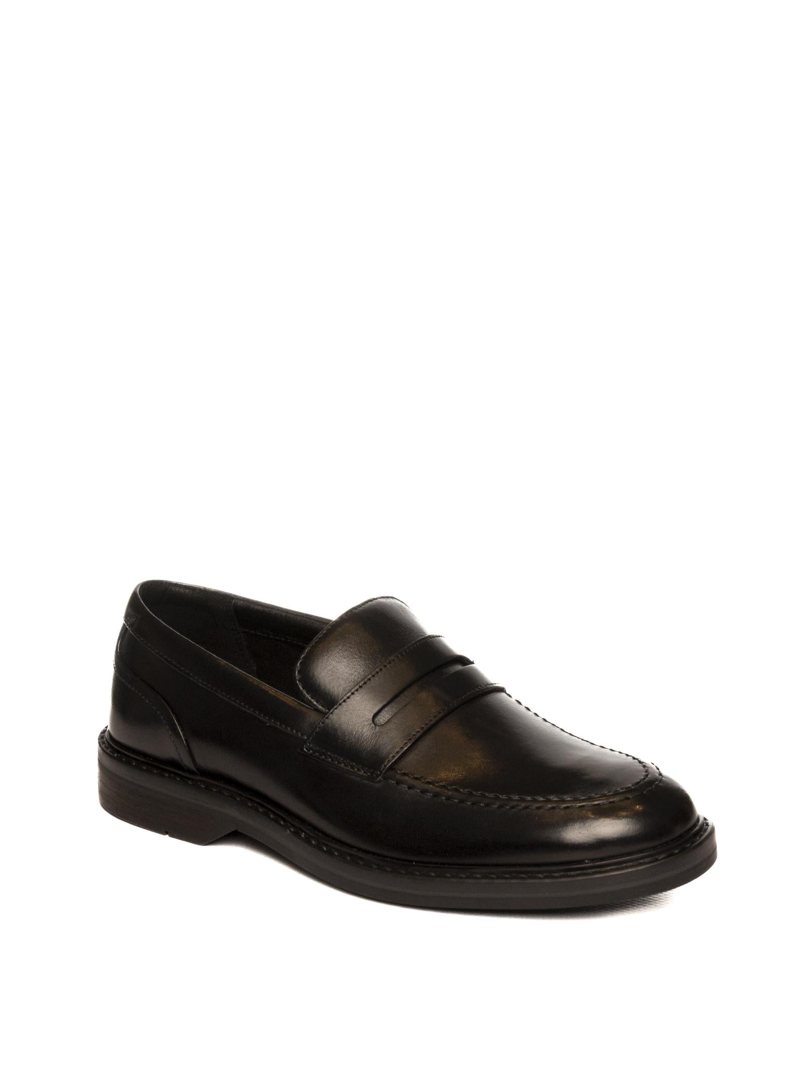 CLARKS ENGLAND Mocassino aldwin pelle nero ALDWIN 261785429-NERO 