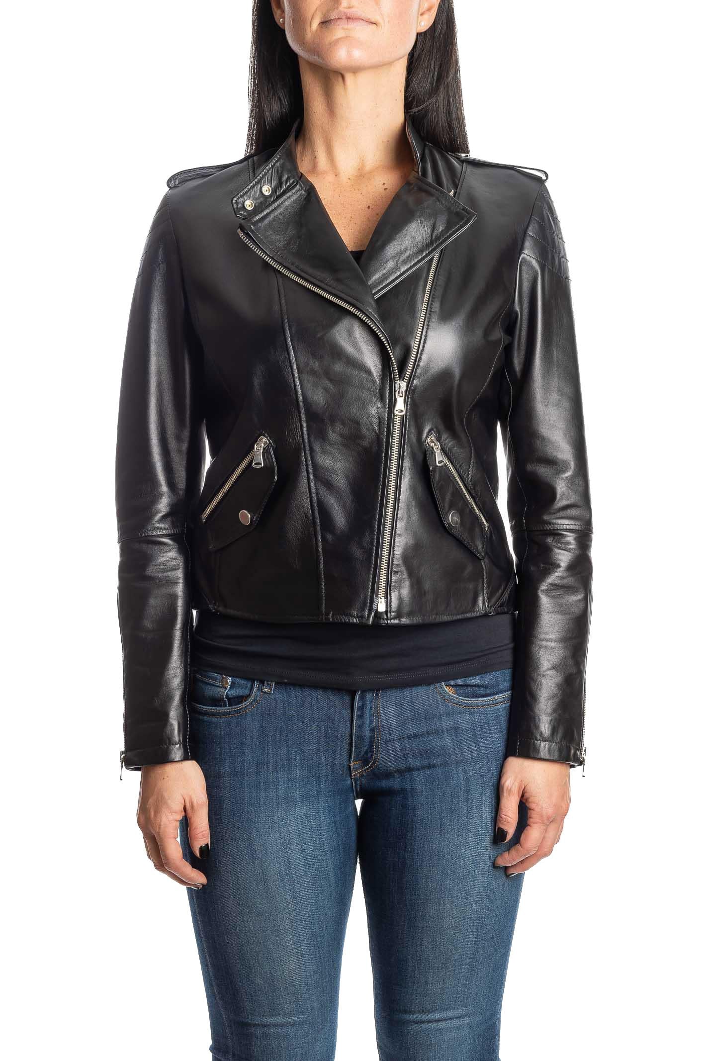 PK BY PASKAL giubbino nappa nero 600 NAPPA-NERO 