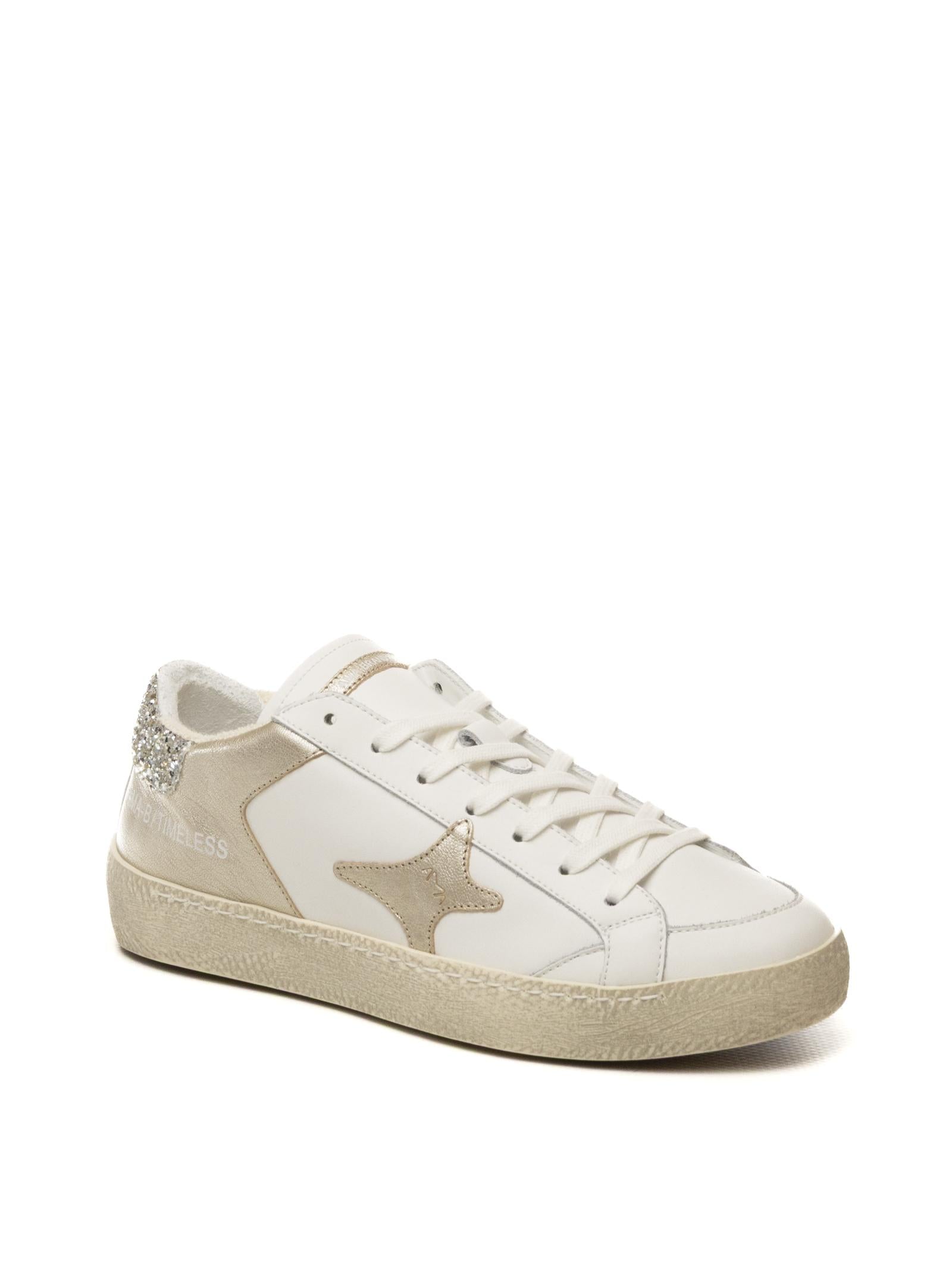 AMA BRAND DELUXE Sneaker time bianco/argento TIME 4606-BIA/ARG 