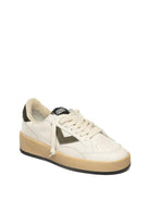 4B12 Sneaker play new bianco/militare PLAYNEW D PELLE/CAM-228 