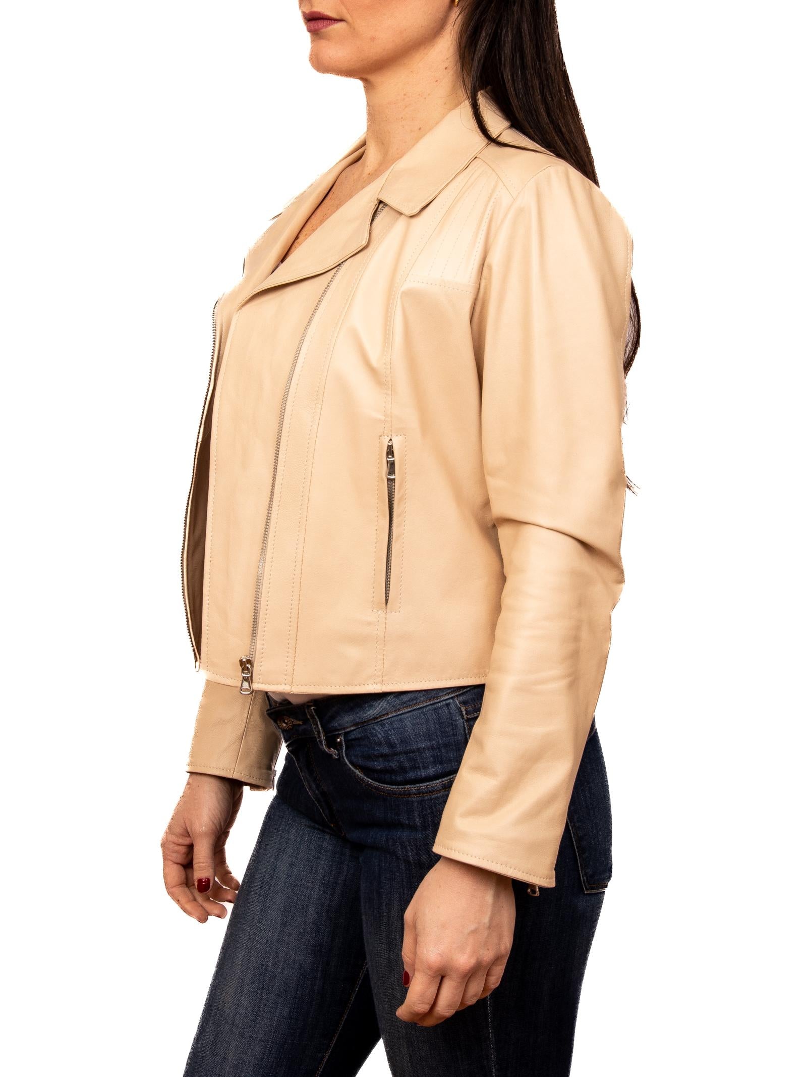 PK BY PASKAL Chiodo 073 crema 073 NAPPA COL-CREMA 