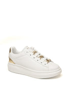 GUESS Sneaker fiona charme bianco/oro FLJFIO ELE12 FIONIA-WHT/PLT 