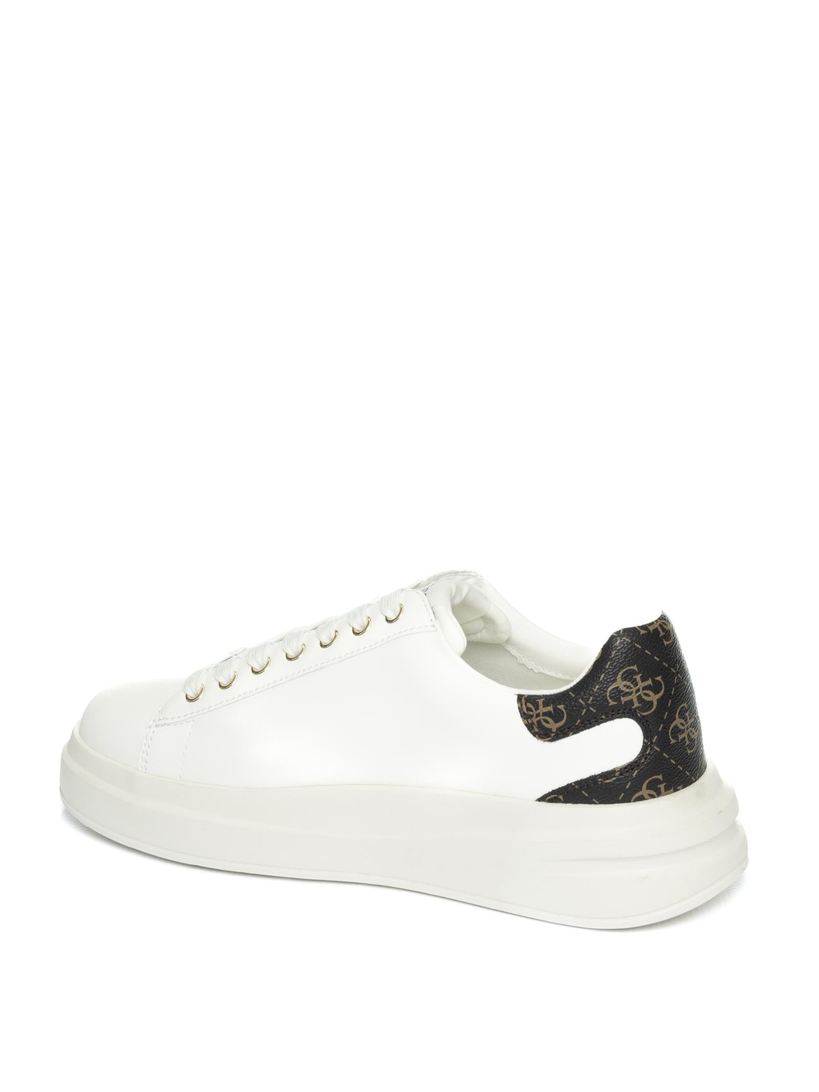 GUESS Sneaker elbina bianco FLJELB FAL12 ELBINA-WHBRO 