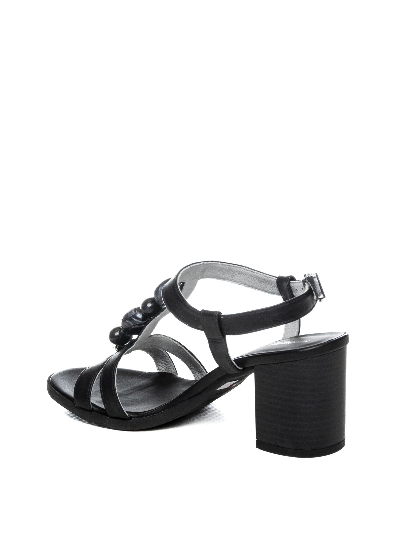 NERO GIARDINI Sandalo pelle nero E615860 TAMIGI-NERO 