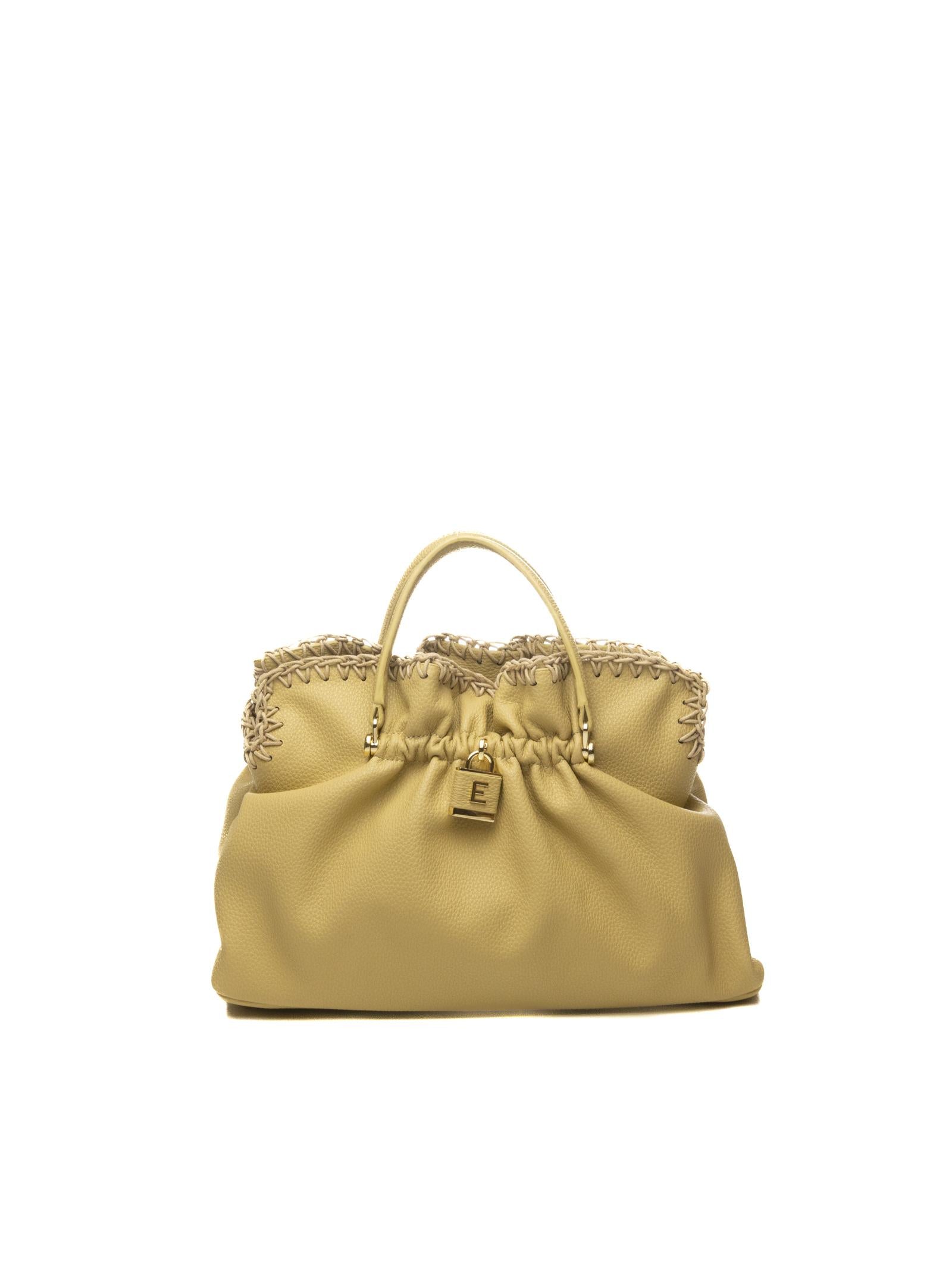 ERMANNO SCERVINO borsa a mano octavia gialla 2131 OCTAVIA-323 