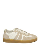 NATIONAL STANDARD Sneaker pelle bianco/beige ED.33U MEN.018-BIA/BEIGE 