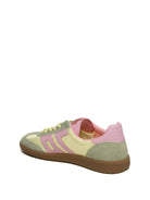 BACK 70 Sneaker ghost verde/rosa GHOST C26-501 SUEDE PINK GREEN 