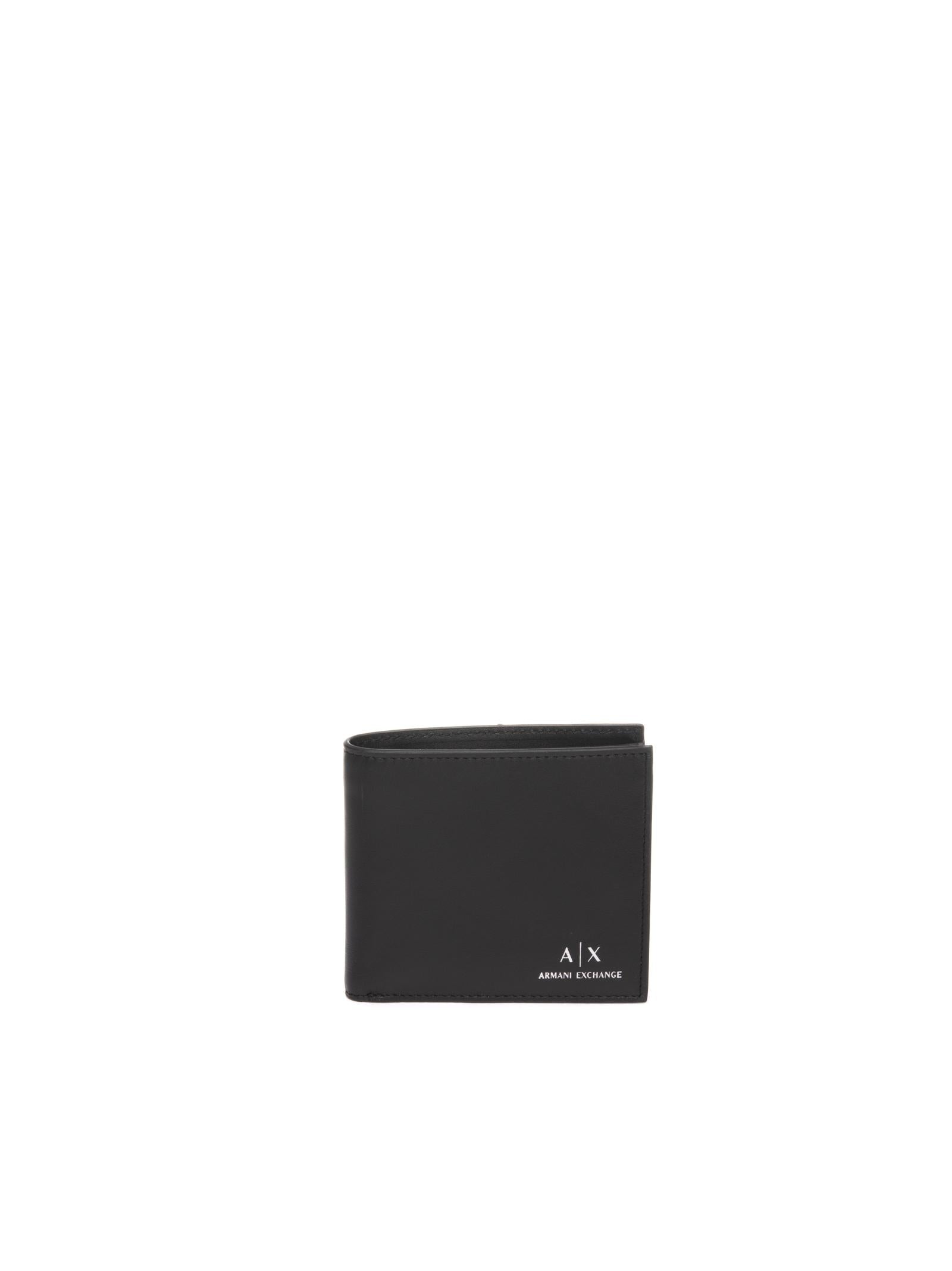 ARMANI EXCHANGE portafoglio logo nero 958098 CC845-00020 