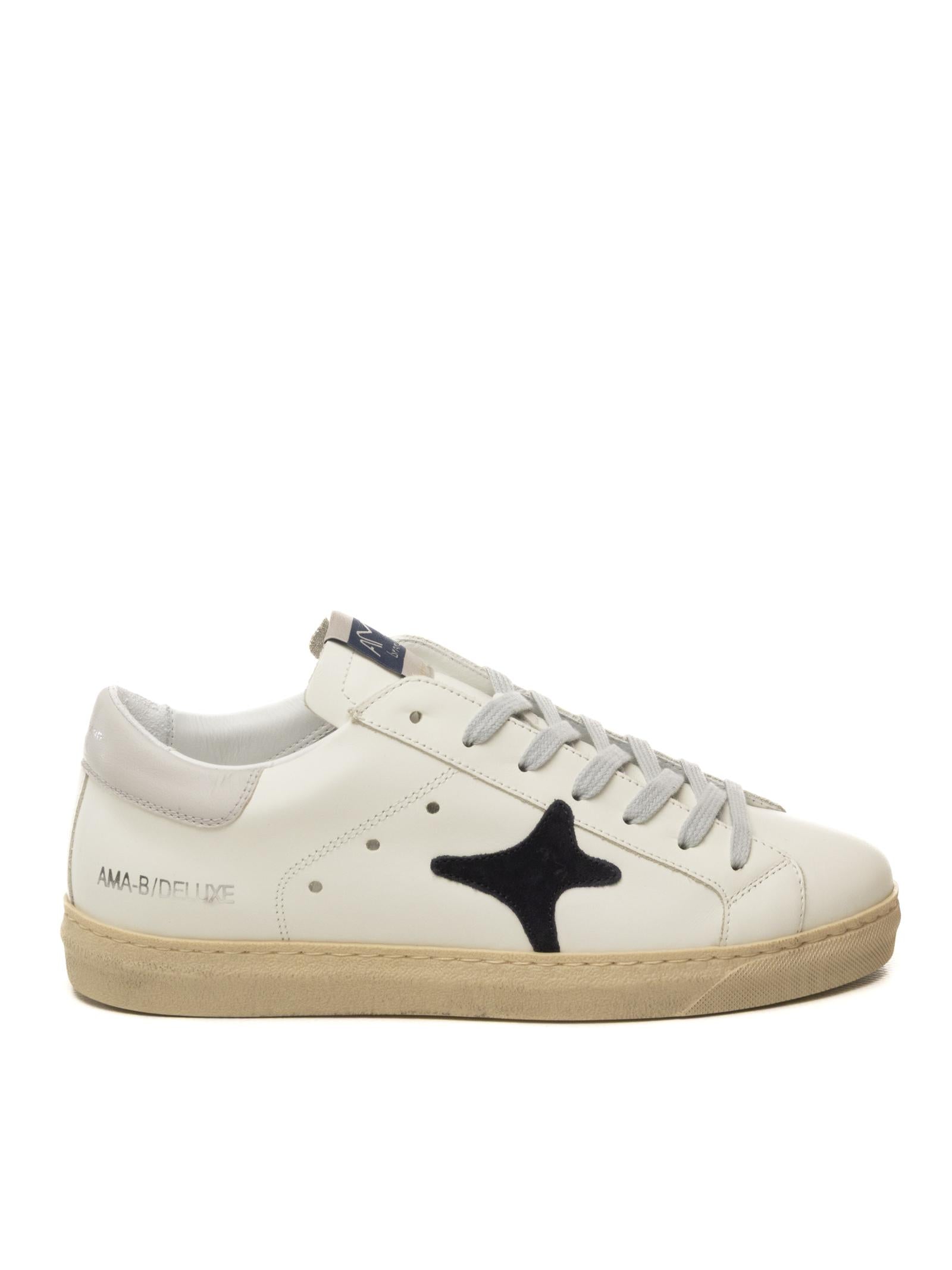 AMA BRAND DELUXE Sneaker snk bianco/nero SNK 4515-BIA/NERO 