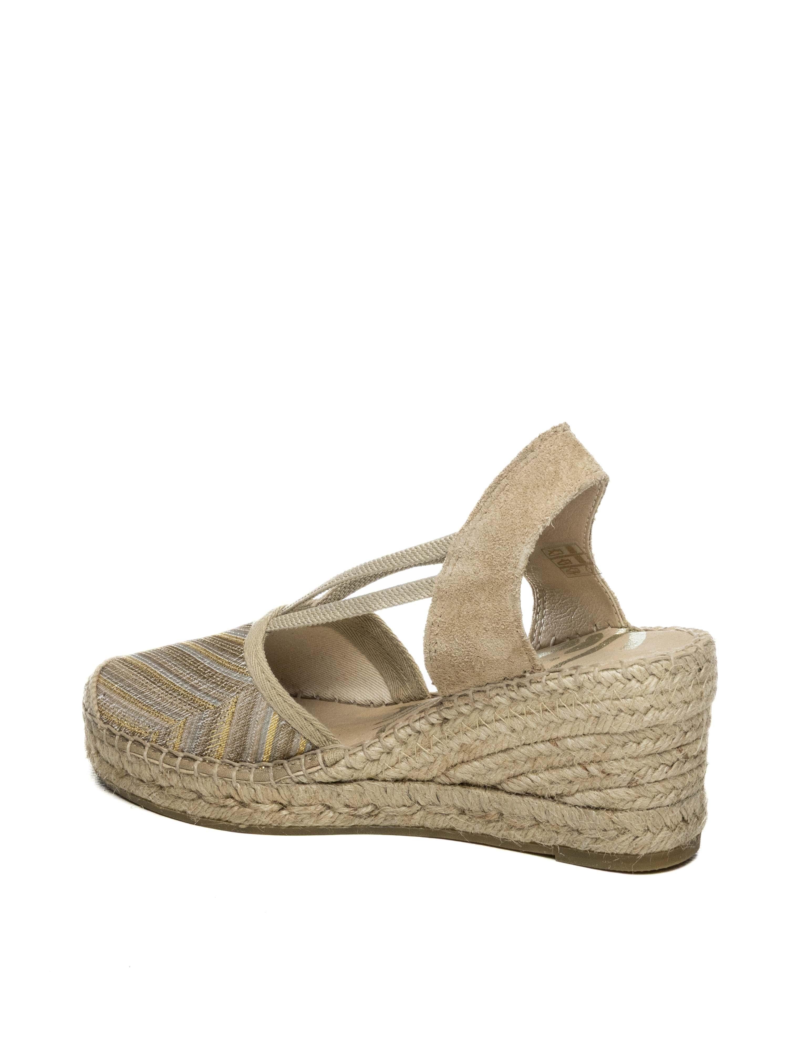 VIDORRETA espadrilles tejido espiga arena 111 TEJIDO ESPIGA-ARENA 