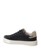 NERO GIARDINI Sneaker pelle blu E601130 DOLLARINO-BLU 