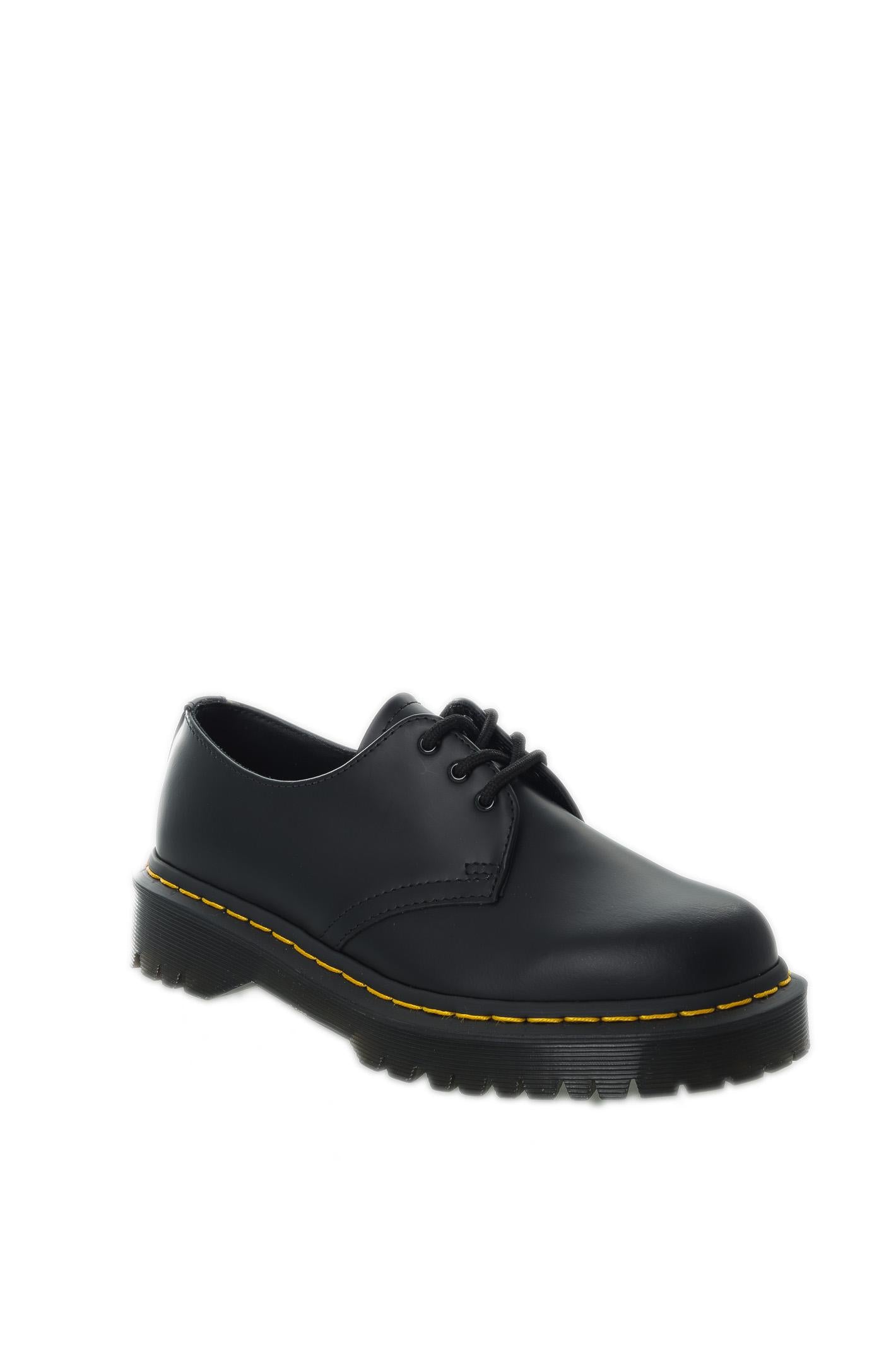 DR. MARTENS Derby 1461 bex smooth nero 1461 BEX SMOOTH-BLACK 