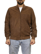 PK BY PASKAL giubbino camoscio marrone 004 CAM-TIMBER 