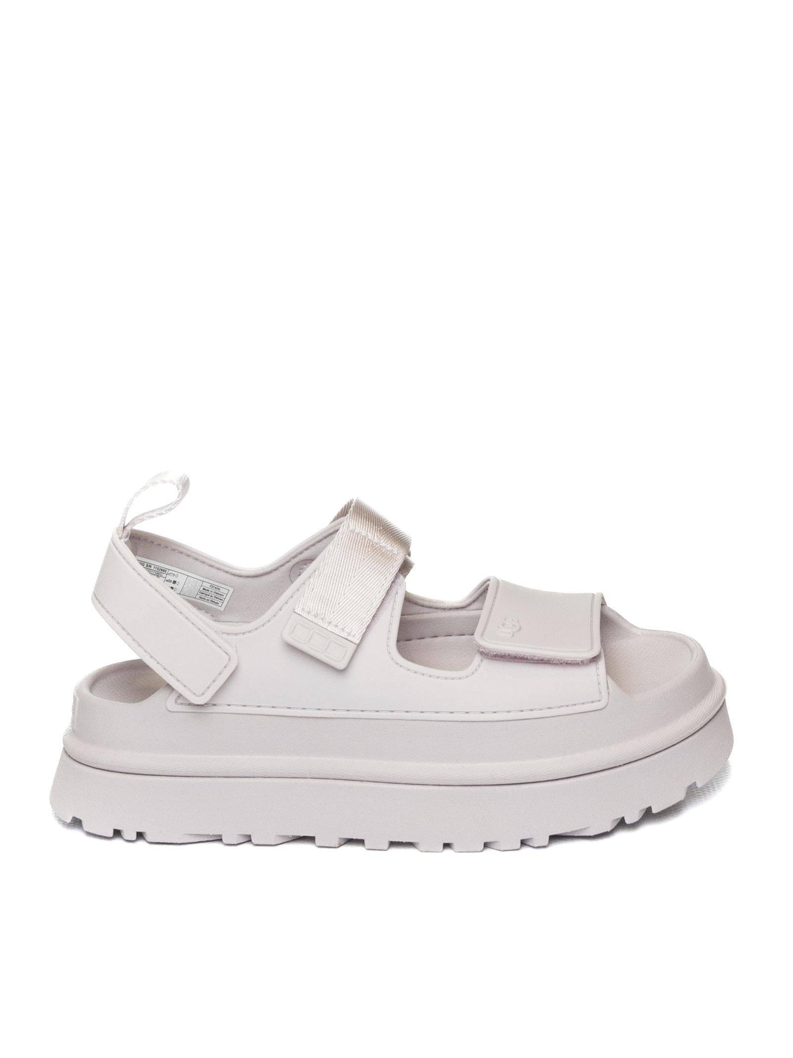 UGG sandalo golden glow bianco GOLDENGLOW PELLE-BYF 