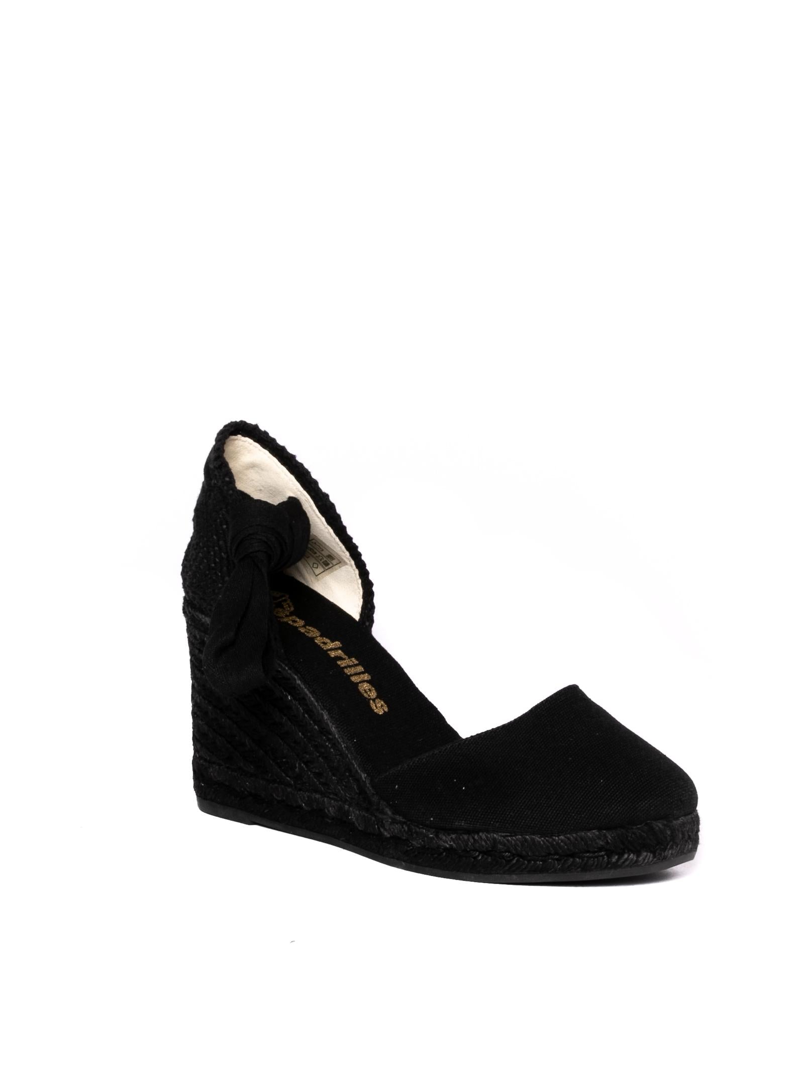 ESPADRILLES Espadrillas colin tessuto nero COLIN MELANGE-NEGRO 