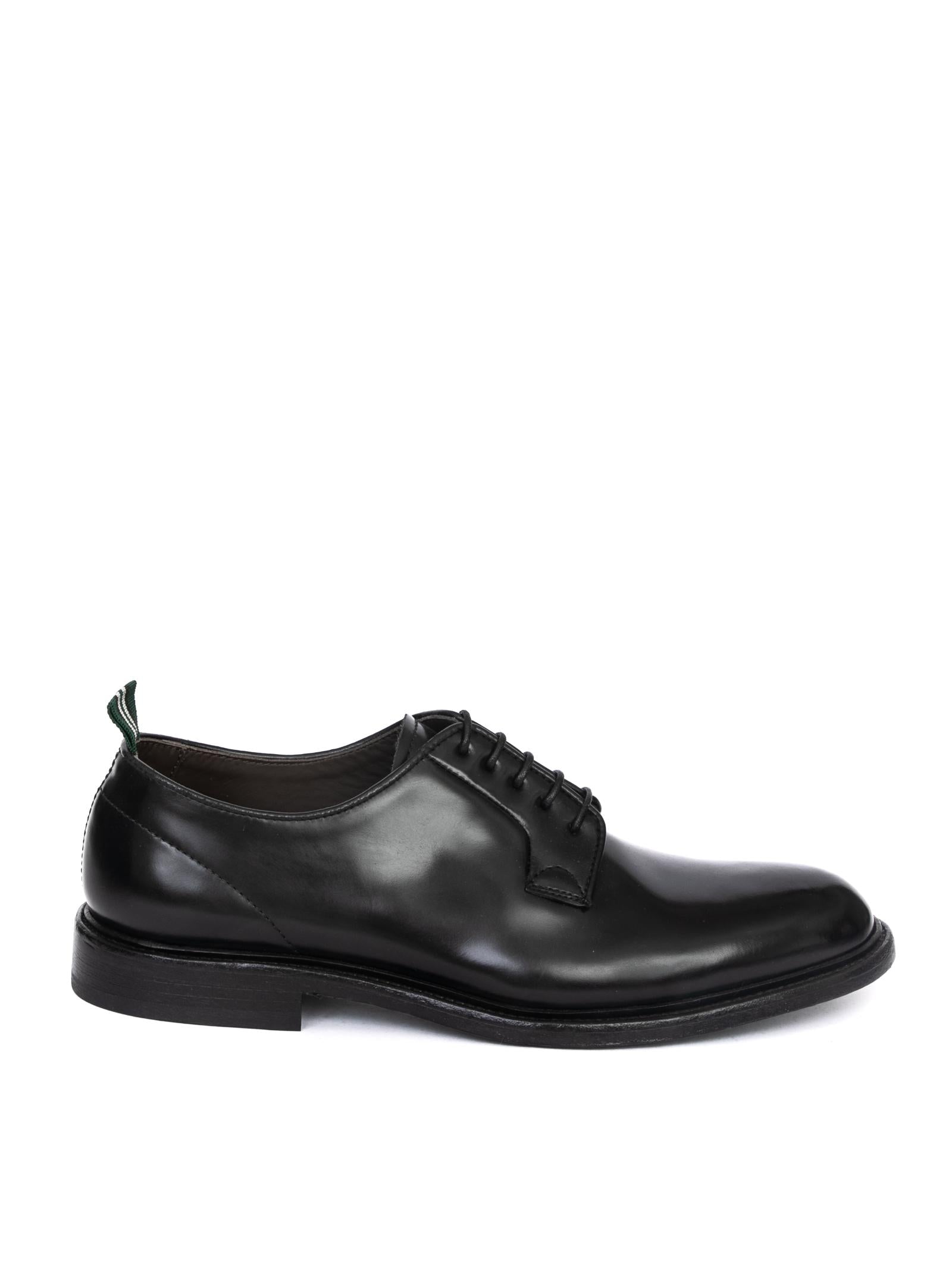 GREEN GEORGE Stringata derby polished nero 3029 POLISHED-NERO 
