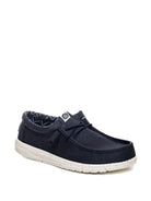 HEY DUDE Slip on wally stretch canvas blu 40700 WALLY STRETCH CANVAS-410 