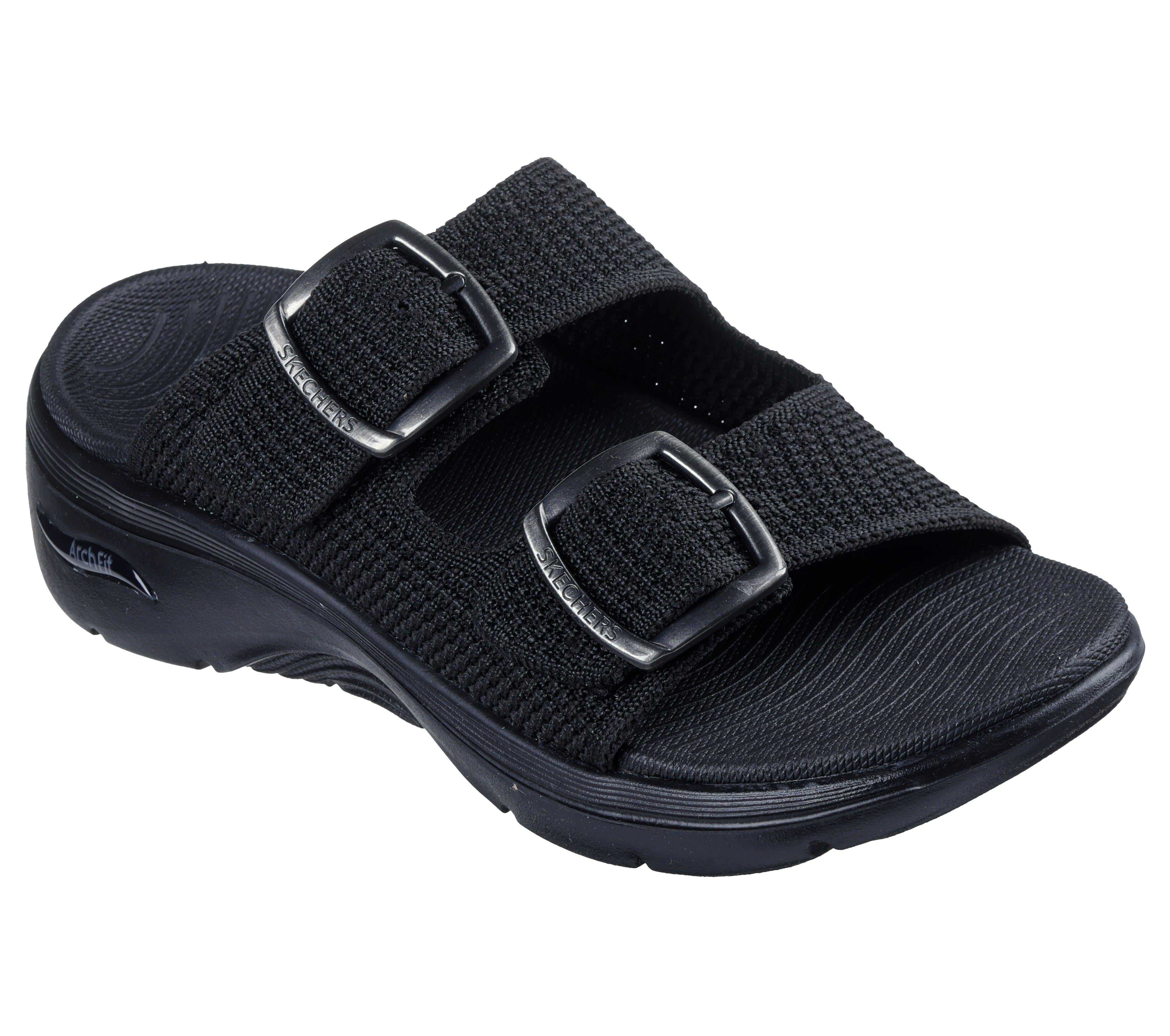 SKECHERS Sandalo go walk nero 140871 GO WALK-BBK 