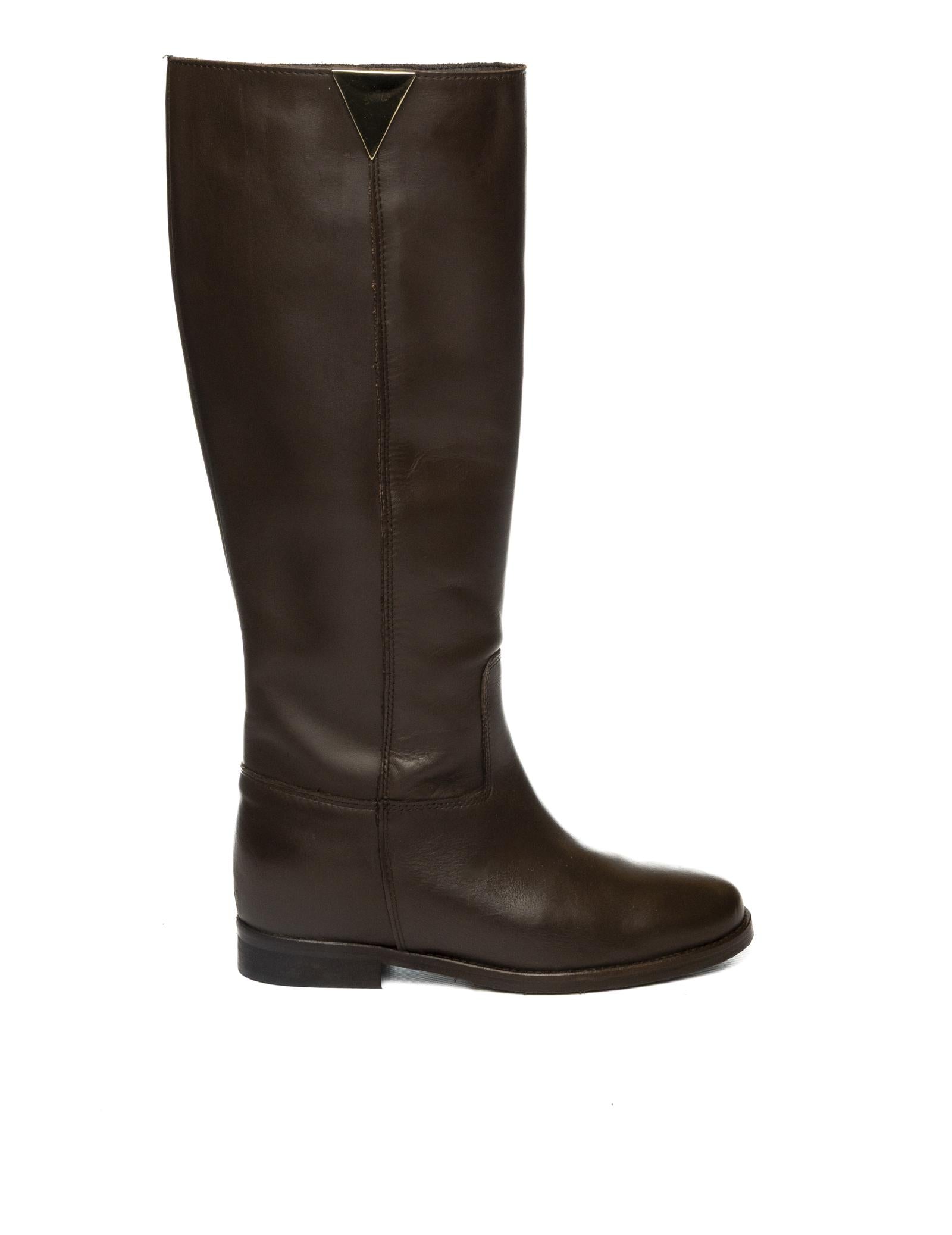 THE ICONA Stivale pelle moro M100 VIT-MORO 
