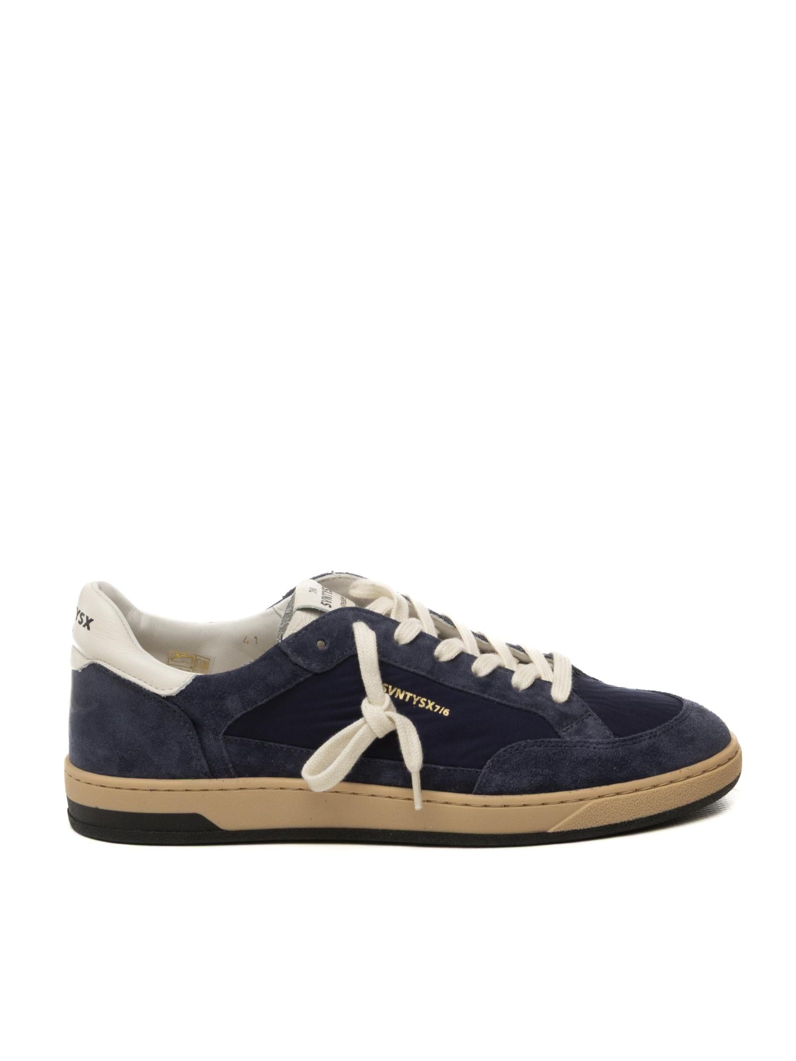 THE 76 Sneaker stay nylon blu STAY U NYLON-BLUE 