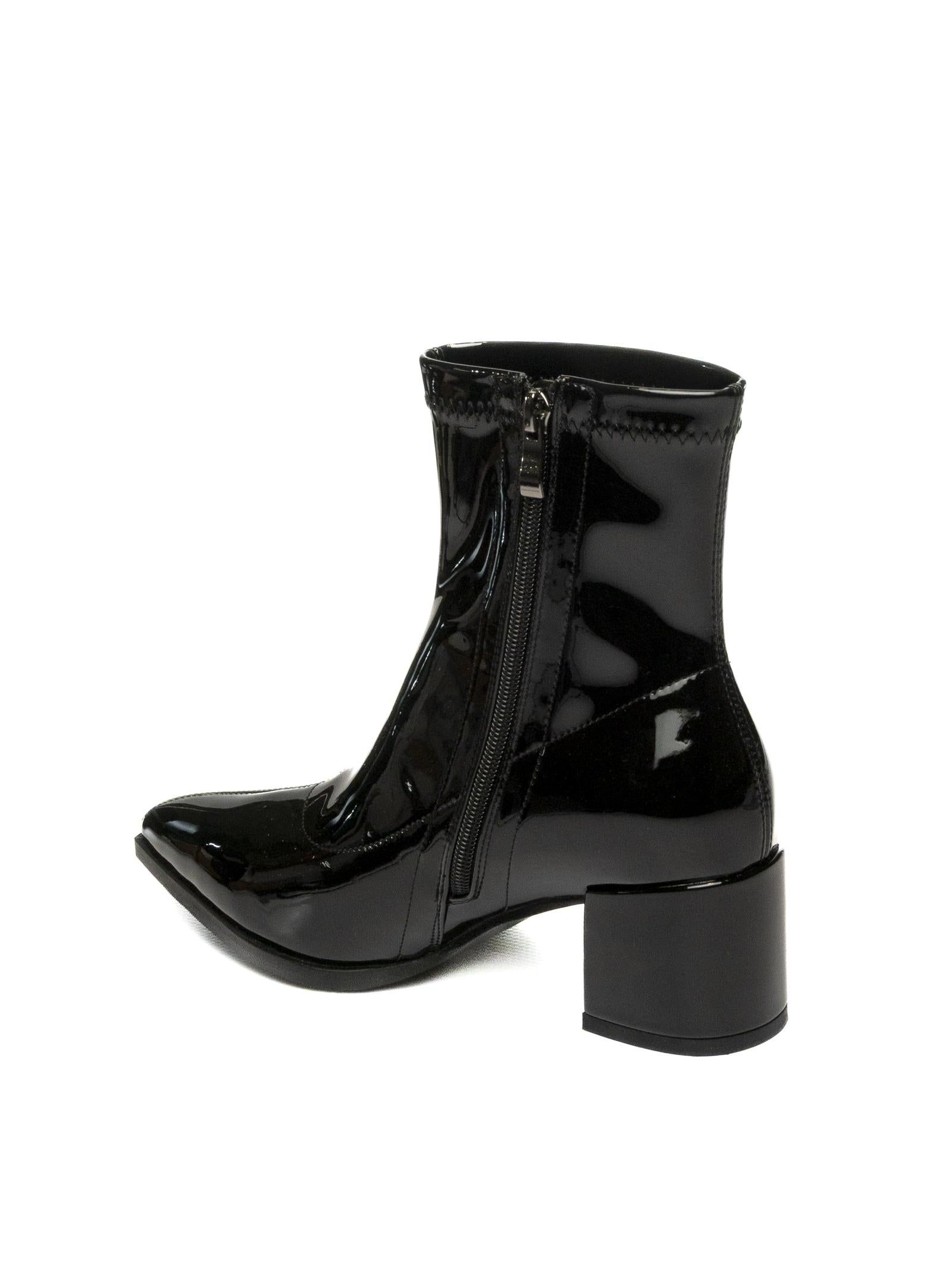 UMA PARKER NEW YORK Tronchetto vernice nero 638 VERN-NERO 