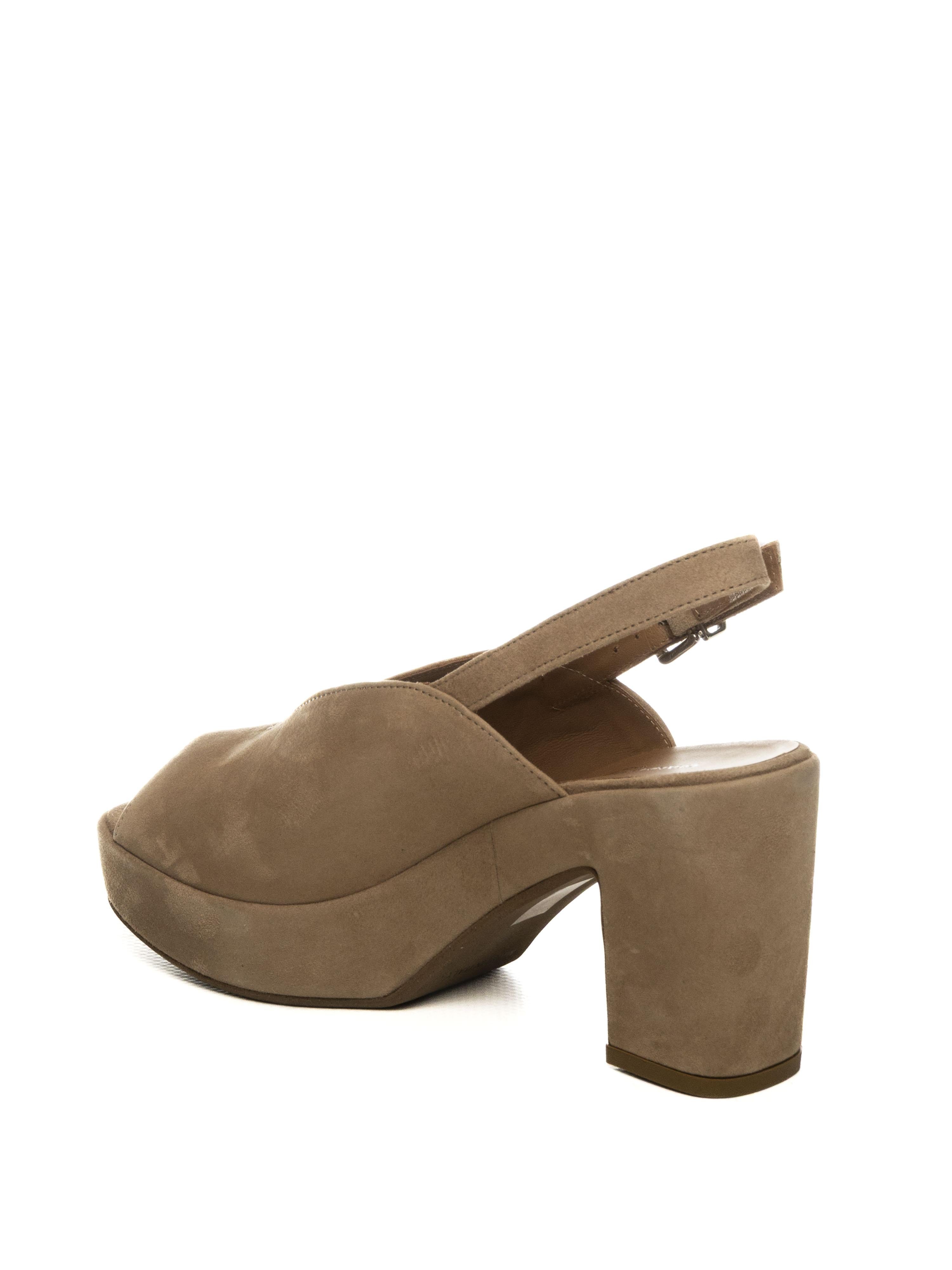 GIANMARCO SORELLI sandalo camoscio beige 1974 CAM-BEIGE 