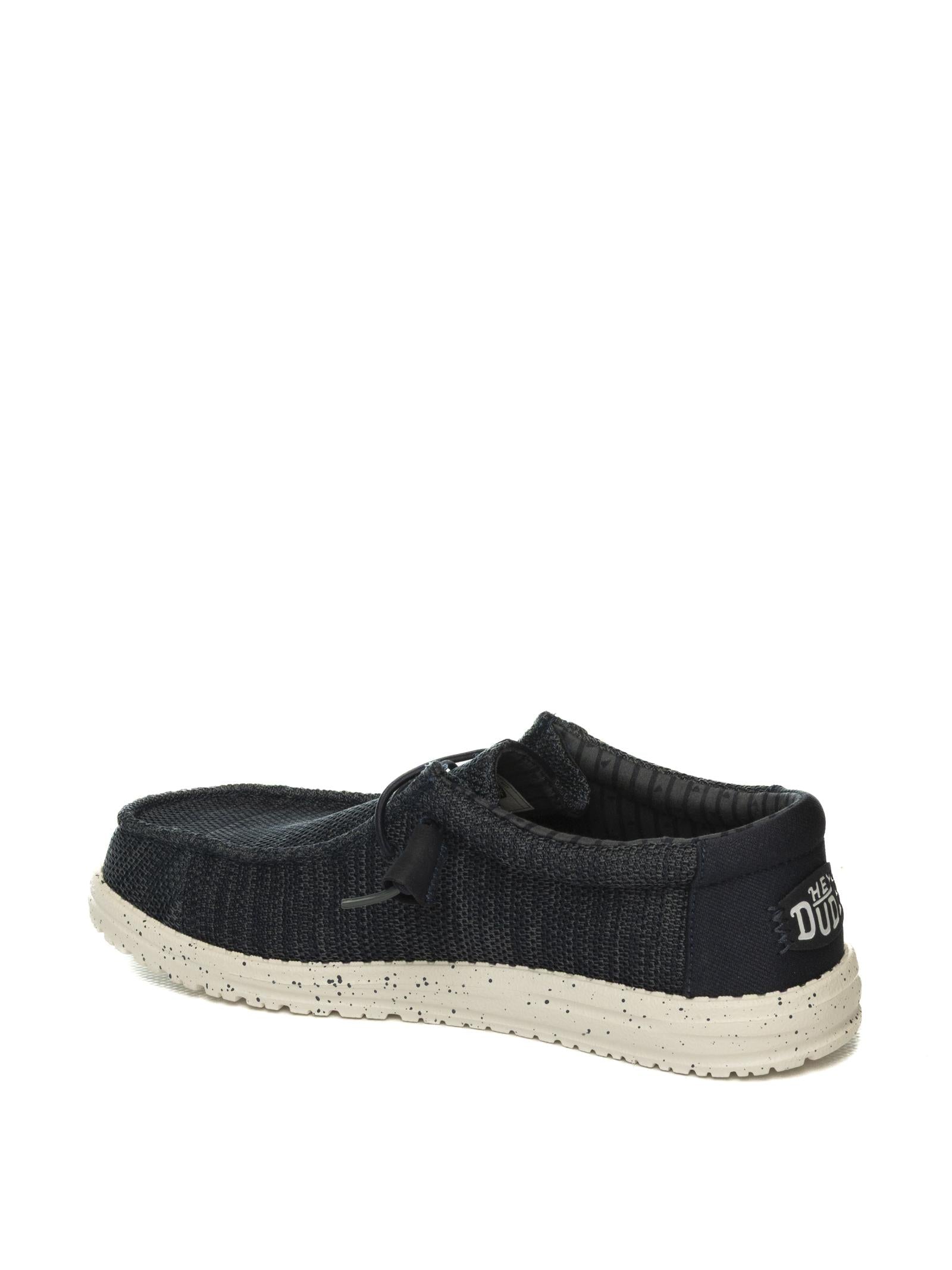 HEY DUDE Slip on wally stretch sox blu 41898 WALLY STRETCH SOX-410 