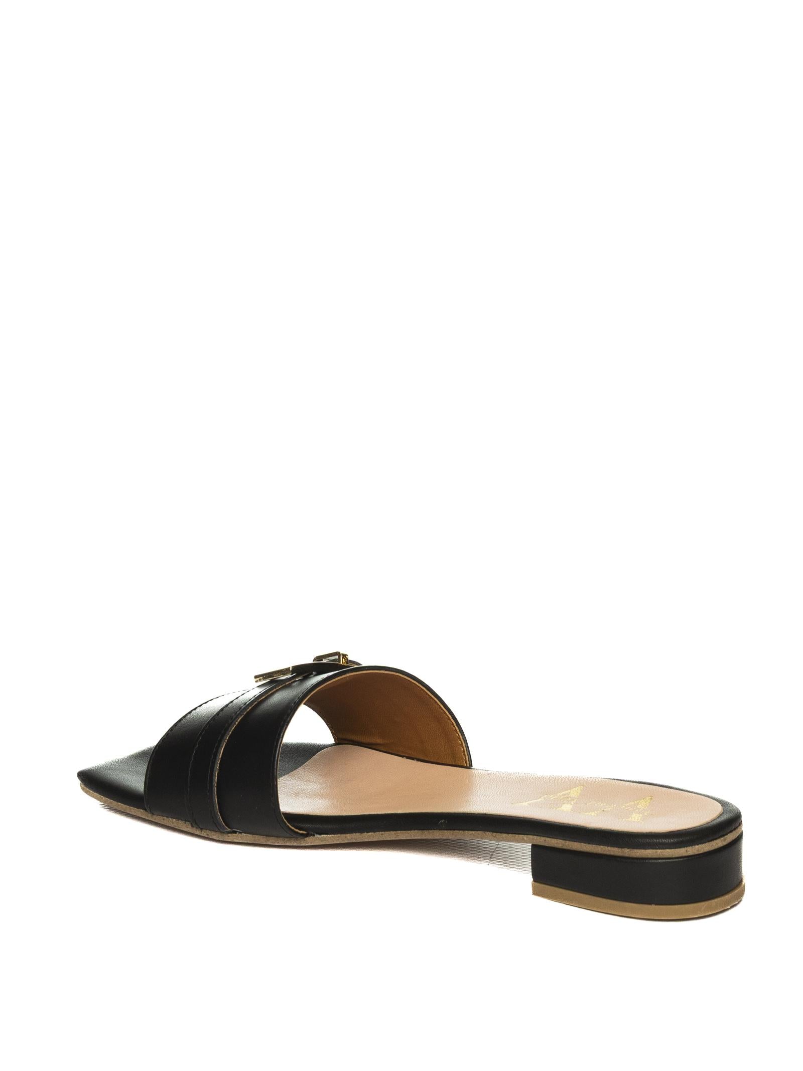VINCENT VEGA Sandalo pelle nero DUNDEE PTQ20 VIT-NERO 
