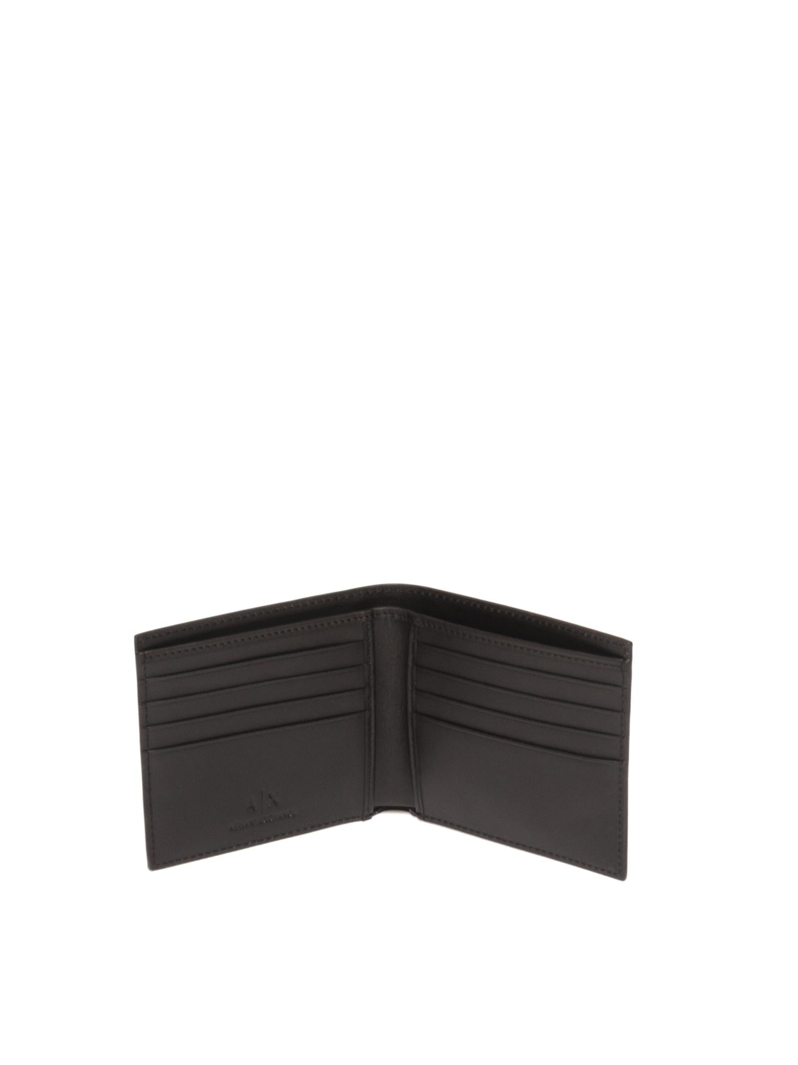 ARMANI EXCHANGE portafoglio logo nero 958097 CC845-00020 