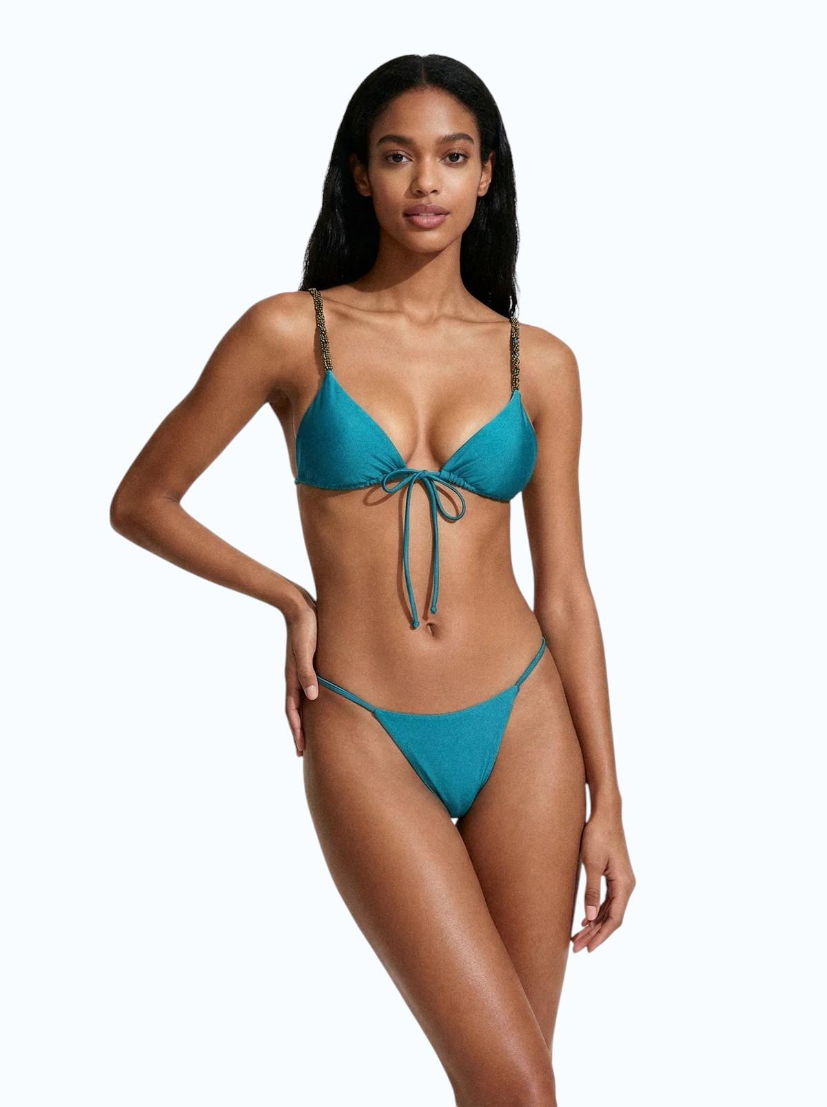 ME FUI bikini triangolo petrolio SW0120PT BIKINI-PETROLIO 