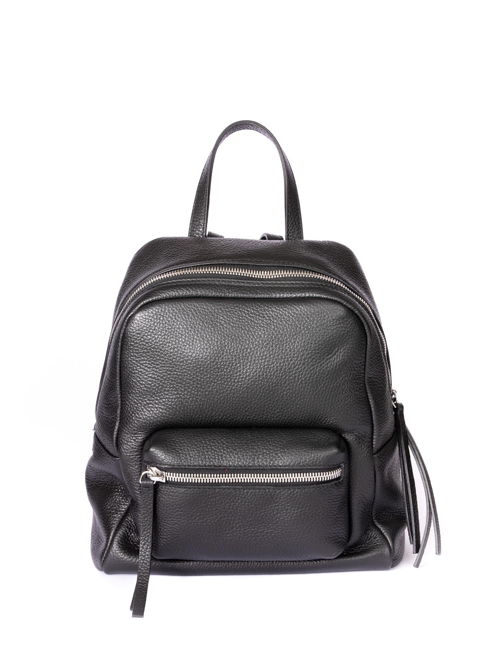 PK BY PASKAL zaino pelle nero ZAINO ISCHIA PELLE-NERO 