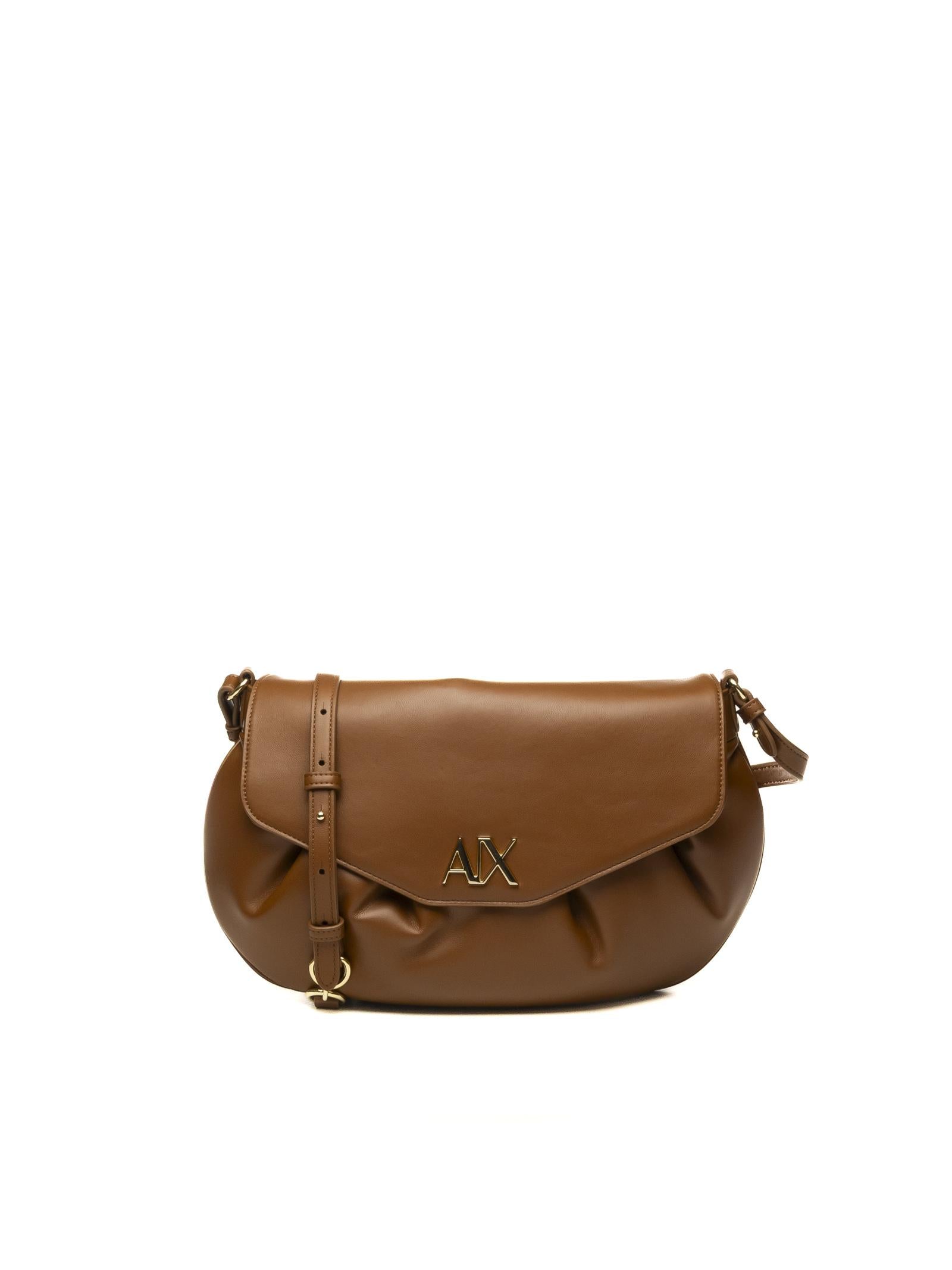 ARMANI EXCHANGE borsa a spalla marrone XW002163 AF19894-U6123 