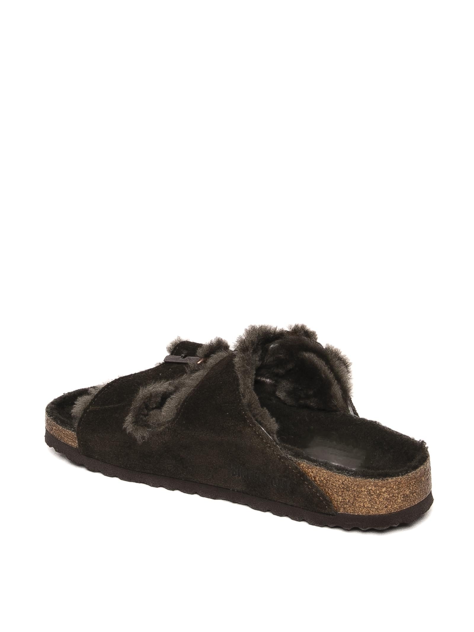 BIRKENSTOCK sandalo arizona shearling mocca <BR/> ARIZONA 1020528-MOCCA 