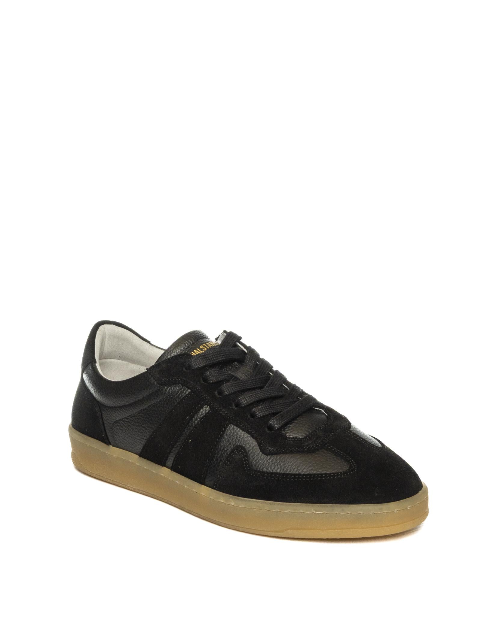 NATIONAL STANDARD Sneaker pelle nero ED.33U MEN.090-NERO 