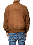 PK BY PASKAL giubbino camoscio marrone 004 CAM-WHISKY 