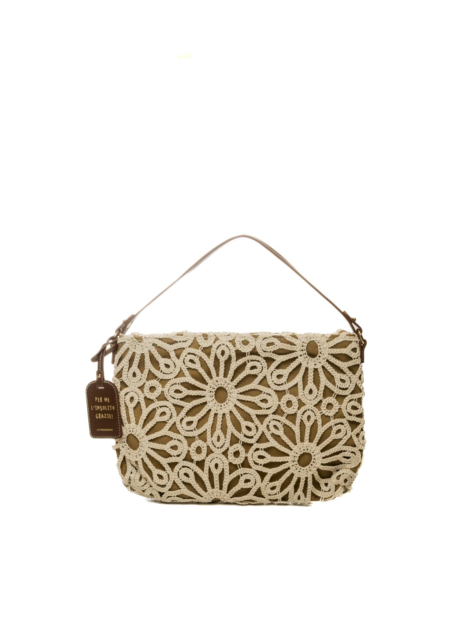 LE PANDORINE borsa a spalla gisele ecru PS2619B41 GISELE-C15 
