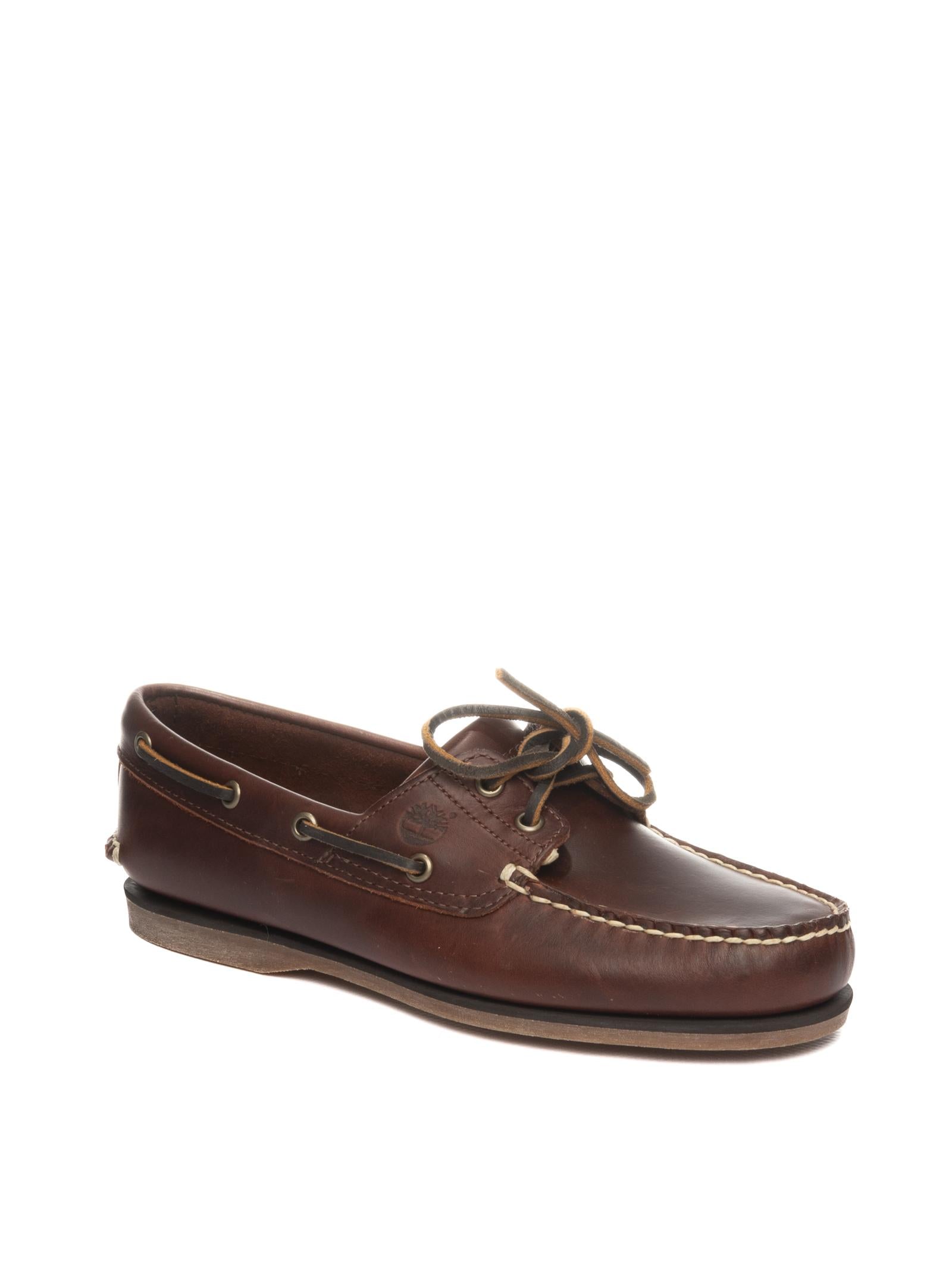 TIMBERLAND Mocassino classic barca moro TB0250772141 LEATHER-BROWN 